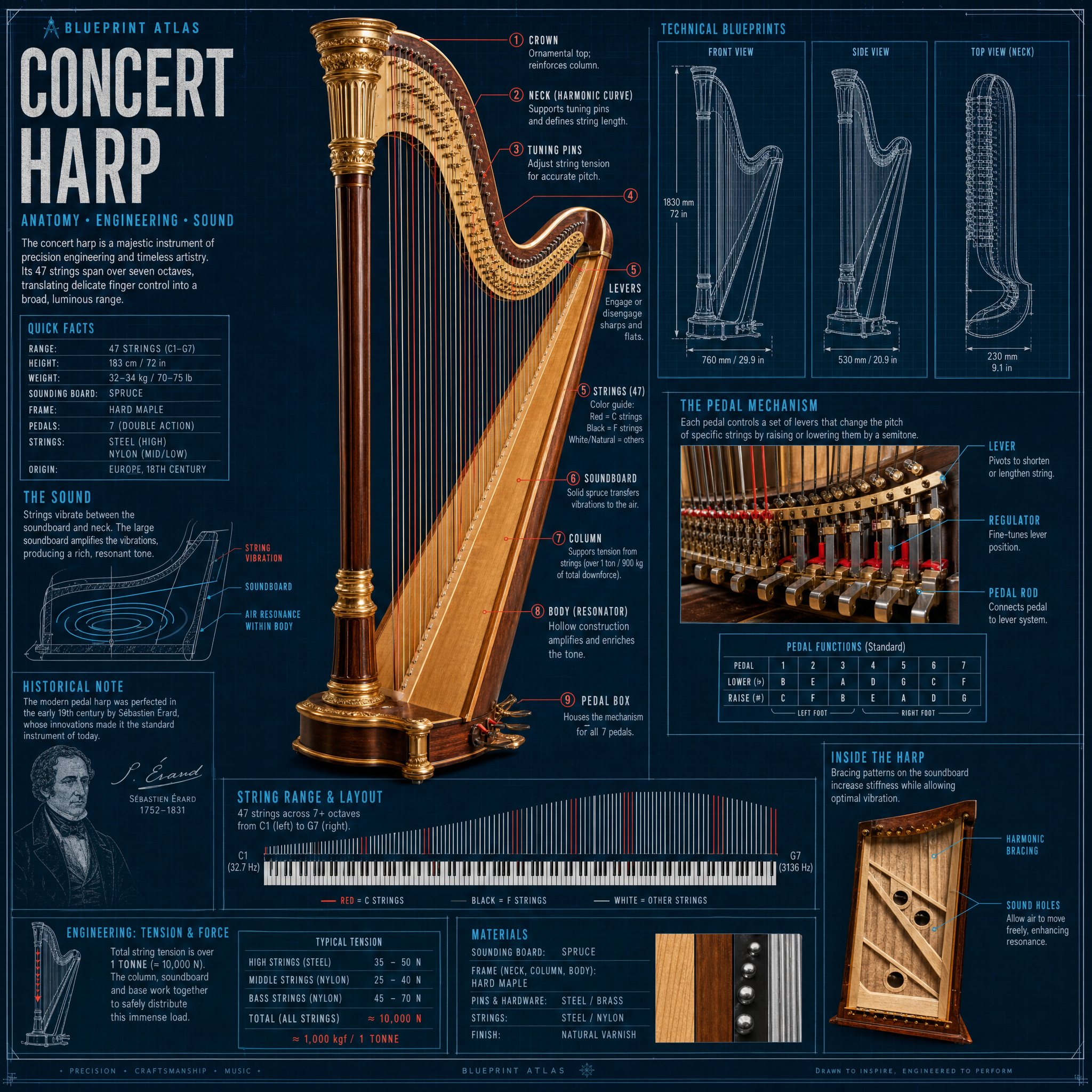 Concert Harp